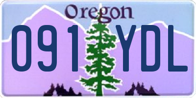 OR license plate 091YDL