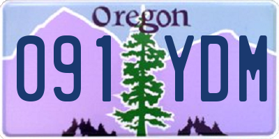 OR license plate 091YDM