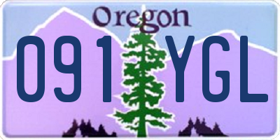 OR license plate 091YGL