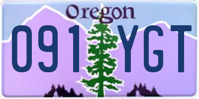 OR license plate 091YGT
