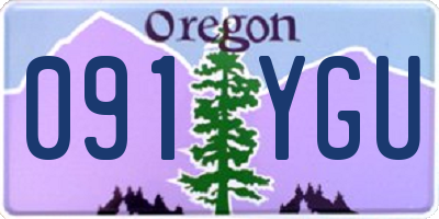 OR license plate 091YGU