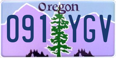 OR license plate 091YGV