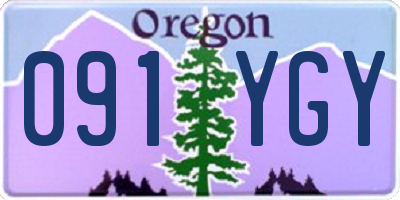 OR license plate 091YGY