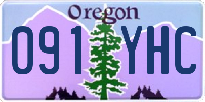 OR license plate 091YHC