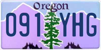 OR license plate 091YHG