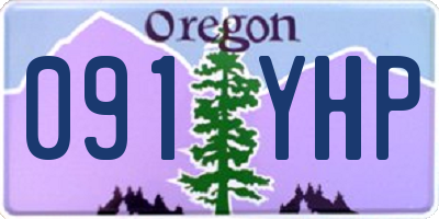 OR license plate 091YHP