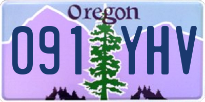 OR license plate 091YHV