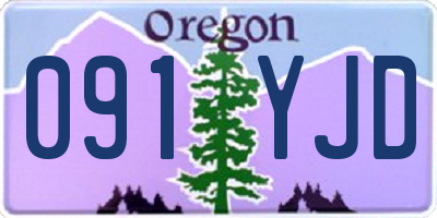 OR license plate 091YJD