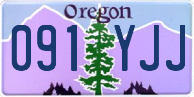 OR license plate 091YJJ