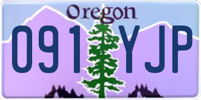 OR license plate 091YJP