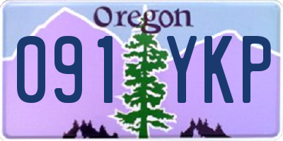 OR license plate 091YKP