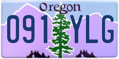 OR license plate 091YLG