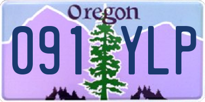 OR license plate 091YLP