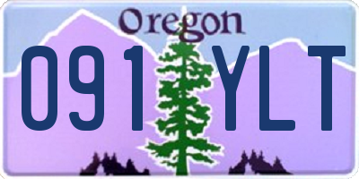 OR license plate 091YLT