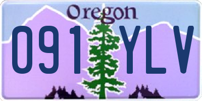 OR license plate 091YLV