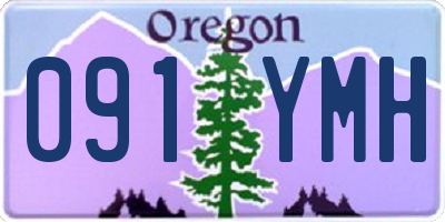 OR license plate 091YMH