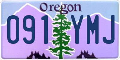 OR license plate 091YMJ