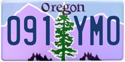 OR license plate 091YMO