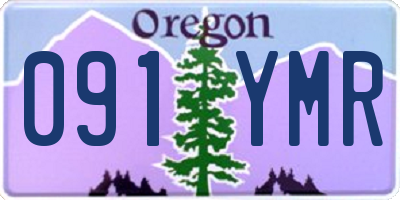 OR license plate 091YMR
