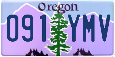 OR license plate 091YMV