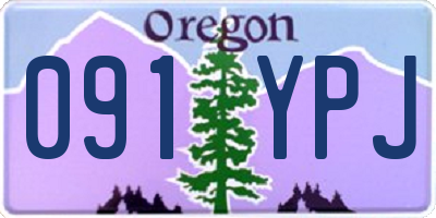 OR license plate 091YPJ