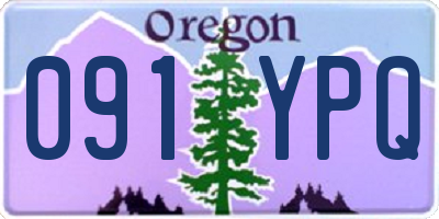 OR license plate 091YPQ