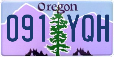 OR license plate 091YQH