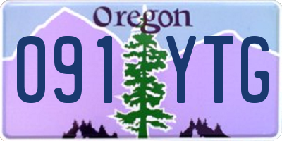 OR license plate 091YTG
