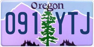 OR license plate 091YTJ