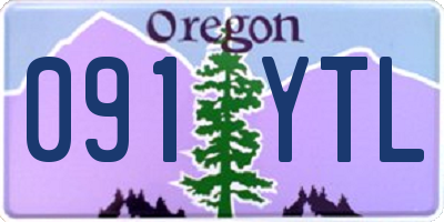 OR license plate 091YTL