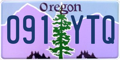 OR license plate 091YTQ