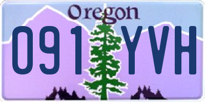 OR license plate 091YVH