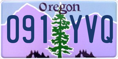 OR license plate 091YVQ