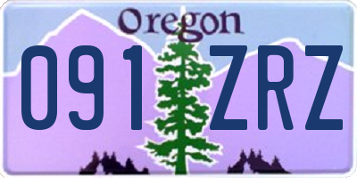 OR license plate 091ZRZ