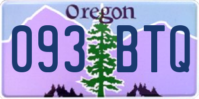 OR license plate 093BTQ