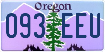 OR license plate 093EEU