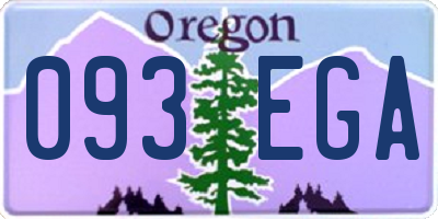 OR license plate 093EGA