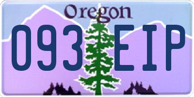 OR license plate 093EIP