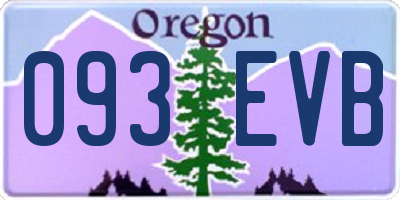 OR license plate 093EVB
