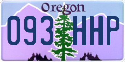 OR license plate 093HHP