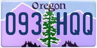 OR license plate 093HQQ