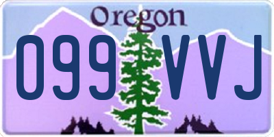 OR license plate 099VVJ