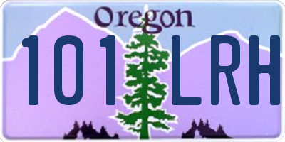 OR license plate 101LRH
