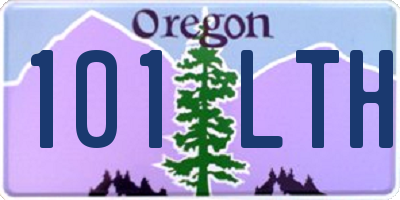 OR license plate 101LTH