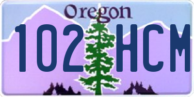 OR license plate 102HCM