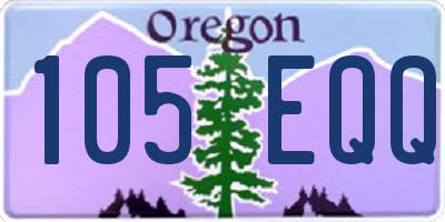 OR license plate 105EQQ