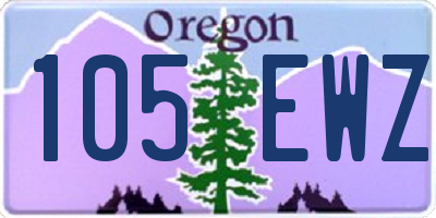 OR license plate 105EWZ