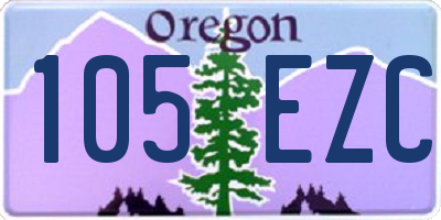 OR license plate 105EZC