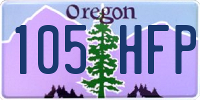 OR license plate 105HFP