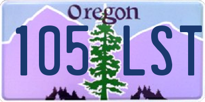 OR license plate 105LST